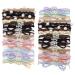 SWIHAITI 30Pcs Hair Ties Bracelets Pearl Elastic Hair Bands Braided Hair Ties No Damage Ponytail Holder Hair Accessories for Women Girls Thick Heavy and Curly Hair