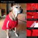 Petleso Fleece Dog Sweater & Coat for Large Dogs - Warm Red Hoodie Easy On/Off | Size 4XL - Buy Online on GoSupps.com