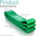 Assisted Pull Up Bands - Natural Latex Resistance Strength Training - Green (X Heavy) - Buy Online on GoSupps.com