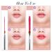 2-Piece Insertable Lip Brush Set - Double-Ended Lip Gloss Applicator & Concealer Brush - Portable Makeup Brushes in Gold & Silver - Buy Online on GoSupps.com
