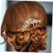 HAPINARY Hair Comb Clip hair comb rhinestone hair combs Mother rhinestone hair accessories hairpin metal hair comb Miss decorate headgear clip crystal comb Metal hair accessories for bride - Buy Online on GoSupps.com