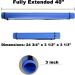 2-Pack Extendable Poster Tubes Expand from 24.5 to 40 with Shoulder Strap | Carry Documents Blueprints Drawings and Art | Blue and Yellow Portable Durable Round Storage Cases with Lids and Labels - Buy Online on GoSupps.com