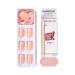 KISS imPRESS Gel Nail Kit | Short Length Peevish Pink | PureFit Technology | Polish-Free Manicure | Includes Prep Pad, Mini Nail File, Cuticle Stick | 30 Fake Nails | Pink - 1 Count - Buy Online on GoSupps.com