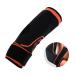 Milisten Elbow Protector Compression Sleeve - Elbow Guard Pads for Arm Support (Orange) | International Shipping Available - Buy Online on GoSupps.com