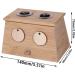 Moxa Box - Moxibustion Stick Holder - Bamboo Moxa Moxibustion Box with Multi Holes Moxa Stick Holder for Relieving Fatigue Fovolat - Buy Online on GoSupps.com