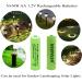 Buy Ni-Mh AA 600mAh 1.2V Rechargeable Batteries for Outdoor Solar Lights - 4 Pack - Buy Online on GoSupps.com