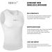 Nortei Sleeveless Bike Undergarment - Breathable Technical Grille for Men & Women | Ideal for Spring Summer & Autumn | S White - Buy Online on GoSupps.com