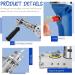 Electric Cut Pile Rug Tufting Gun - Hand Held Carpet Weaving Flocking Machine - Blue - Buy Online on GoSupps.com