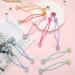 14 Pcs Colorful Double Ball Elastic Ponytail Holders for Kids and Women - Stylish Circle Bubble Hair Bands for Baby Toddler Girls - Rubber Hair Ties with Balls - Buy Online on GoSupps.com