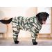 Rehabilitation Suit for Medium & Large Dogs | Breathable Full Body Pajamas | Post-Op Skin & Wound Protection | 32 Camo Design - Buy Online on GoSupps.com