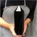 Jukuckv Natural Black Obsidian Obelisk Crystal Wand 400g - Healing Point Tower for Home Decoration - Buy Online on GoSupps.com