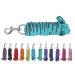 netproshop tie rope horse lead rope with snap hook 2 meters color: turquoise