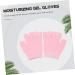 Healeved 2 Pairs Gel Moisturizing Gloves Bedtime Spa Gloves Skin Care Gel Gloves Hand Lotions Gloves for Women Fingerless Knitted Gloves Cotton Soft Man Dipping Hand Gloves Pink Protection - Buy Online on GoSupps.com
