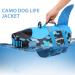 Buy Cit toile Shark Life Jacket for Dogs | Safe & Lightweight Swimming Vest with Handle | Reflective Blue Camouflage for Small Medium & Large Dogs - Buy Online on GoSupps.com