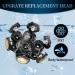 Vsmooth Electric Shaver Replacement Head | Waterproof Blades for Bald Men | Wet & Dry Floating Razor Blade - Gold-7g - Buy Online on GoSupps.com