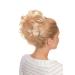 Beauty.Scouts hairpiece bun hair tie "New Event" light blonde with butterfly clip high-quality materials