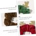 minkissy Christmas Hair Rope Hair Bungee Scrunchie with Ribbon Stretchy Spiral Hair Accessory Antler Hair Band Christmas Rubber Band Bobbles Ponytail Holder Decorative Rubber Band Fabric - Buy Online on GoSupps.com