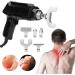 Chiropractic Adjustment Tool | Electrical Spine Massage Gun for Joint Pain Relief & Body Relaxation (Black EU) - Buy Online on GoSupps.com