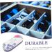 Buy JECOMPRIS Double-Lodged Glasses Case - Durable Wear-Resistant Sunglasses Holder & Travel Accessory | Replaceable Contact Lens Solution & Double Layer Design for Ultimate Protection - Buy Online on GoSupps.com