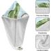 Watercolor Coconuts & Green Leaves Hair Towel 2 Pack - Super Absorbent Quick Dry Turbans for Women & Girls - Buy Online on GoSupps.com