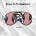 Astronaut on The Moon Double-Sided Sleep Eye Mask | Soft Adjustable Blindfold | Light Blocking Comfort - Buy Online on GoSupps.com