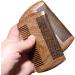Comb Vintage Sandalwood Comb Gold Wire Sandalwood Bar Comb Handmade Beard&Hair Combs for Women Natural Beautiful Wood Tooth wooden comb - Buy Online on GoSupps.com