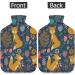Forest Animal Heat Bottle - Fox & Bird Design 2L Capacity for Pain Relief | Perfect for Menstrual Cramps & Soothing Feet - Buy Online on GoSupps.com