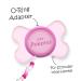 Shop Pink-Transparent Silicone O-Ring Pacifier Adapter & Chain - International Shipping Available - Buy Online on GoSupps.com