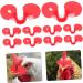Cabilock 300 Pcs Chicken Glasses Chicken Goggles Chicken Saddle for Hens Red Plastic Pheasant Cockfighting Redx3pcs 5.5x2.5cmx3pcs - Buy Online on GoSupps.com