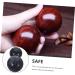 Healeeved 12 PC Black Baoding Balls - Hand Exercise & Stress Relief Jade Balls for Health & Fitness | International Shipping Available - Buy Online on GoSupps.com