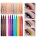 Vegan Liquid Eyeliner Pencil - Long-Lasting, Waterproof, Smudge Proof, Purple Eyeliner - Quick Dry, Easy to Cleanse - Makeup Gift for Women - Buy Online on GoSupps.com