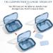 3 Compartment Pill Box - Moisture Proof Travel Organizer for Vitamins & Supplements | Portable Daily Medicine Case - Buy Online on GoSupps.com