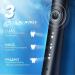 TEETHEORY Sonic Electric Toothbrush for Adults- Rechargeable Sonic Toothbrush with 10 Brush Heads, 40000 VPM, 3 Modes, Fast 2 Hr Charge - Black - Buy Online on GoSupps.com