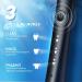 TEETHEORY Upgraded Sonic Electric Toothbrush for Adults | 10 Brush Heads, 40000 VPM, 3 Modes - Black - Buy Online on GoSupps.com