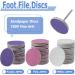 Mesee 60 Pieces Sanding Paper Discs for Pedicure 25mm Self-Adhesive Sandpaper Disk Pads with Nail Drill Bit Electric Foot File Sanding Disc Replacement for Manicure Pedicure Dead Skin Callus Removal - Buy Online on GoSupps.com