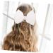 FRCOLOR Girl Hair Accessories Girls Hair Accessories Pearl Hair Clips Bridal Hair Accessories Fringe Trim Girl Bows Pearls Hair Bow Girls Hair Bows White Miss Metal Headgear Wedding - Buy Online on GoSupps.com