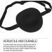 SWKJ 2 PCS Set Adjustable Pirate Eye Patch for Amblyopia Lazy Eye - Black - Buy Online on GoSupps.com