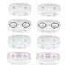 Lalafina 2 sentences 8th glasses case contact holder for eye care sets clear glasses frames Mini-container travel set for plastic lenses suite a piece of plastic as shown