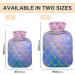 2L Hot Water Bottle with Cover - Mermaid Fish Scales Design for Pain Relief & Winter Warmth | International Shipping - Buy Online on GoSupps.com