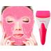 Ice Face Roller Cooling Mask for Dark Circles Puffiness Relief Gel Cold Eye Masks Reusable Bead Compress Pack Skin Care Massage for Sleeping Injuries Headache migraines Gifts for Mom Mothers Day Gifts pink