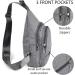 WESTEND Charcoal Crossbody Sling Bag Backpack | Adjustable Strap for Men and Women - Buy Online on GoSupps.com