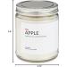 1OAK Soy Wax Scented Candles - Apple Scent | Long Burning Hand-Poured 9oz | Premium Home Fragrance - Buy Online on GoSupps.com