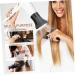 HAPINARY 2 Pcs Hair Dryer Nozzle Comb Hair Dryer Smoothing Nozzle Blow Dryer Part Flat Collector Plastic - Buy Online on GoSupps.com