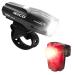 CECO-USA: 1,000 Lumen Headlight & 100 Lumen Tail Light Combo Pack for Cyclists who Want to See far & to be seen from afar. Brightest USB Rechargeable Bike Light Set Available for All Cyclists