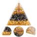 Beaupretty Crystal Ball Pyramid Ornament - Stunning Resin Decor & Artwork for Home | International Shipping Available - Buy Online on GoSupps.com