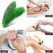 Gua Sha Trigger Point Massager Tool for Physical Therapy & Acupuncture - Resin Facial Gua Sha for Face, Eyes, Neck & Body (Green) - Buy Online on GoSupps.com