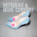 DELFA Hearts for Heels - Exclusive Double Pack 2 Pairs Shoe Pads for High Heels | Comfort & Style - Buy Online on GoSupps.com