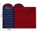 PALLYGO 0 Degree Cotton Flannel Sleeping Bag for Adults - Cold Weather Camping - Big and Tall - Right Zip - Buy Online on GoSupps.com