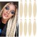 LDMY Pre stretched Braiding Hair Extensions-8pcs/pack 613# Blonde Braiding Hair 15