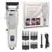 Electric Hair Trimmer Beard Trimmer Rechargeable Low Noise Digital Display Cordless Beard Hair Clipper with Combs for Men